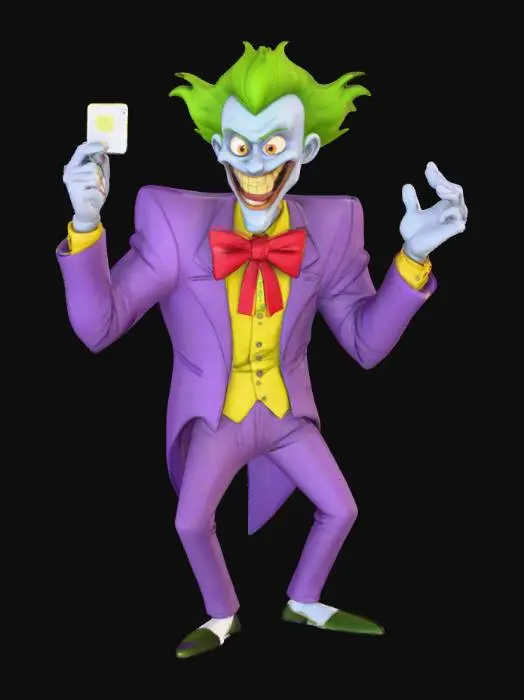 3D model for The joker 1990s cartoon #villain# straight out the cartoons Batman forever