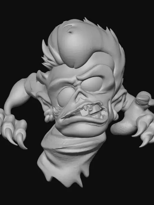 3D model for Ghoul Rockabilly, #villain#