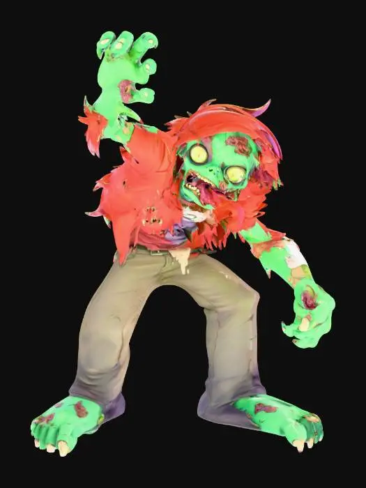 3D model for Zombie Fright, #villain#