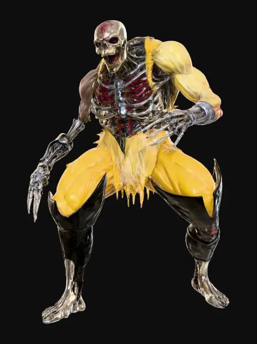 3D model for Undead wolverine, #villain#