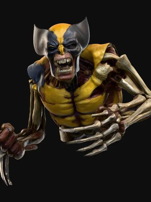 3D model for Ferocious Mutation, #villain#