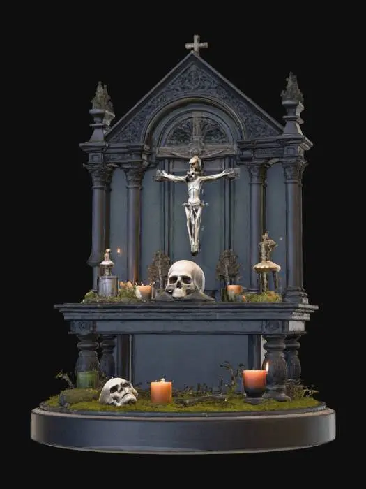 3D model for Gothic Altar Tableau
