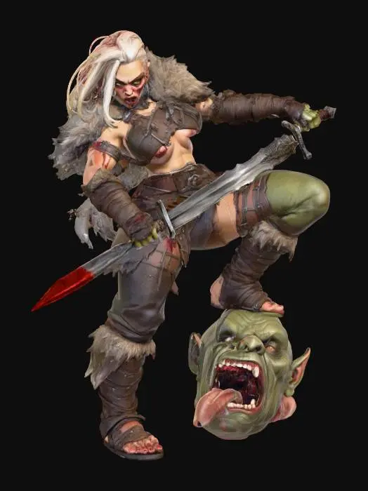 3D model for Warrior's Triumph