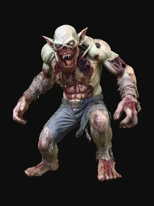 3D model for The Beast Emerges