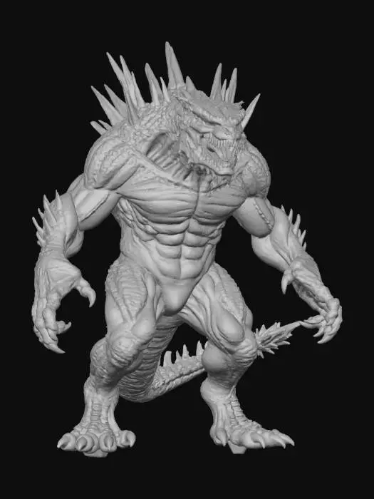 3D model for Monster film real