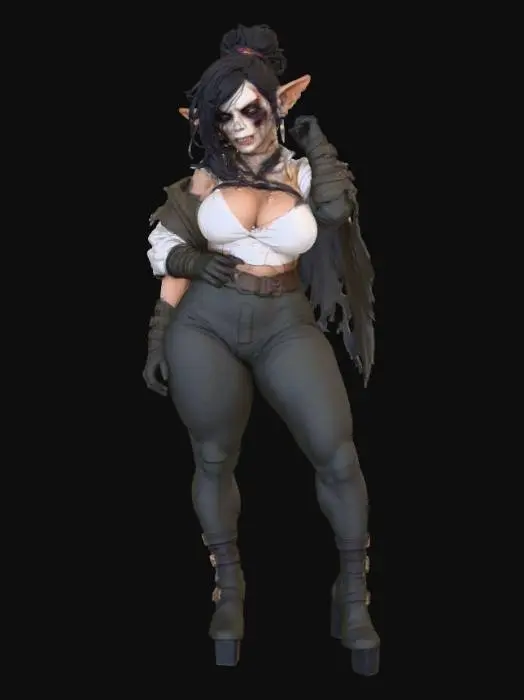 3D model for Masked Adventurer no base