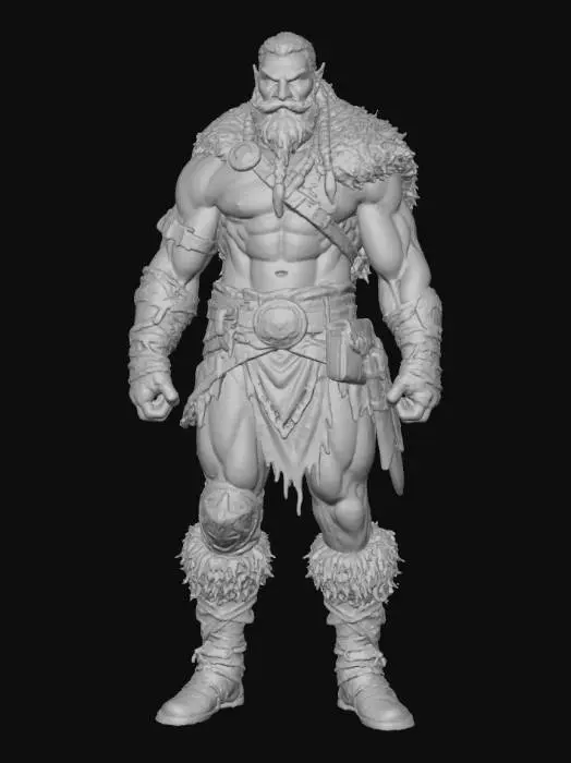 3D model for Stormcaller Warrior