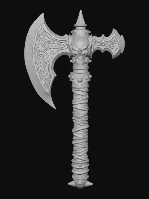 3D model for Infernal Battleaxe