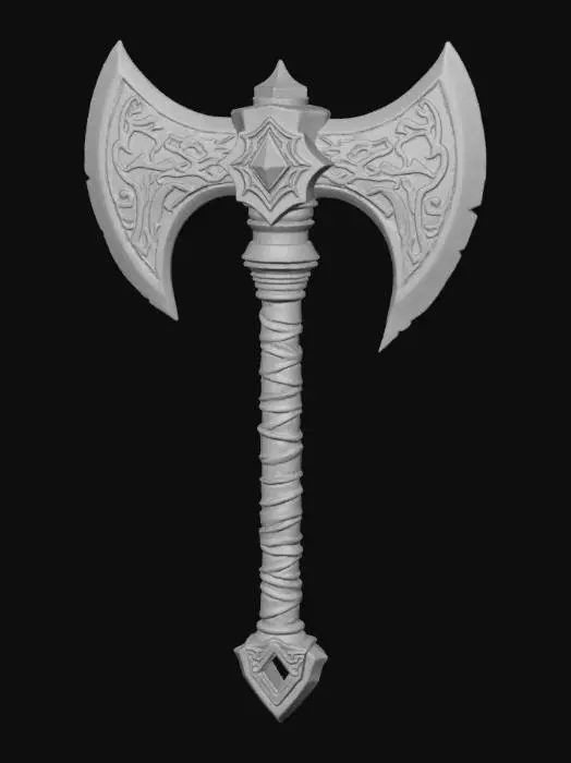 3D model for Inferno Battleaxe