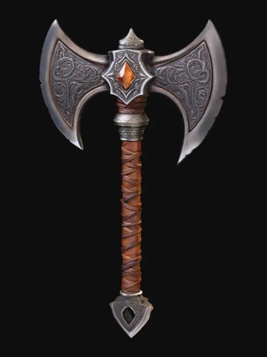 3D model for Inferno Battleaxe