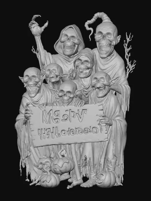 3D model for Ghoulish Gathering, #Halloween2025#