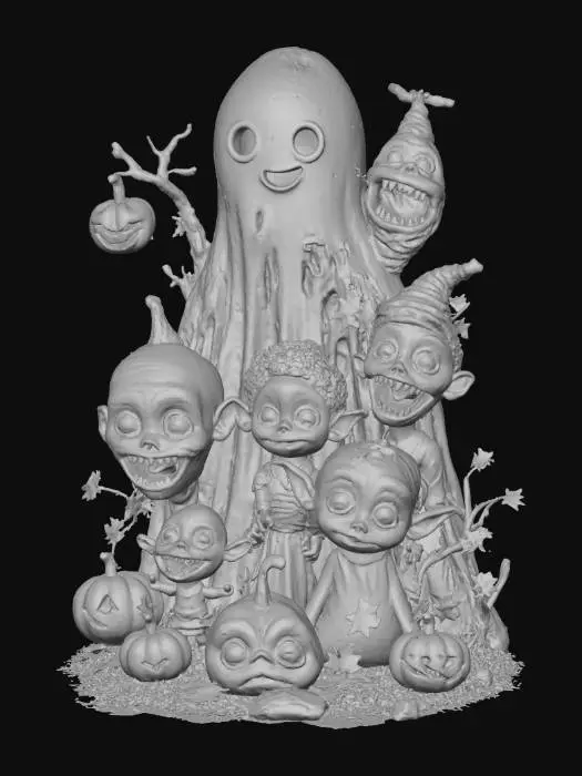 3D model for Haunted Gathering, #Halloween2025#