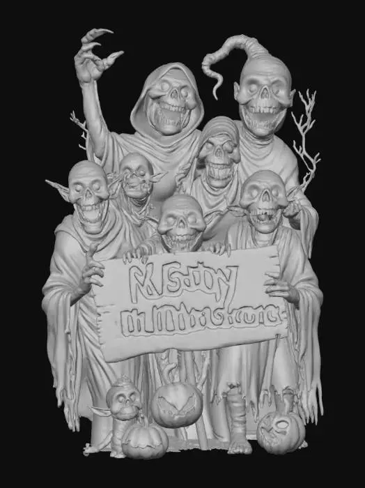 3D model for Ghoulish Gathering, #Halloween2025#