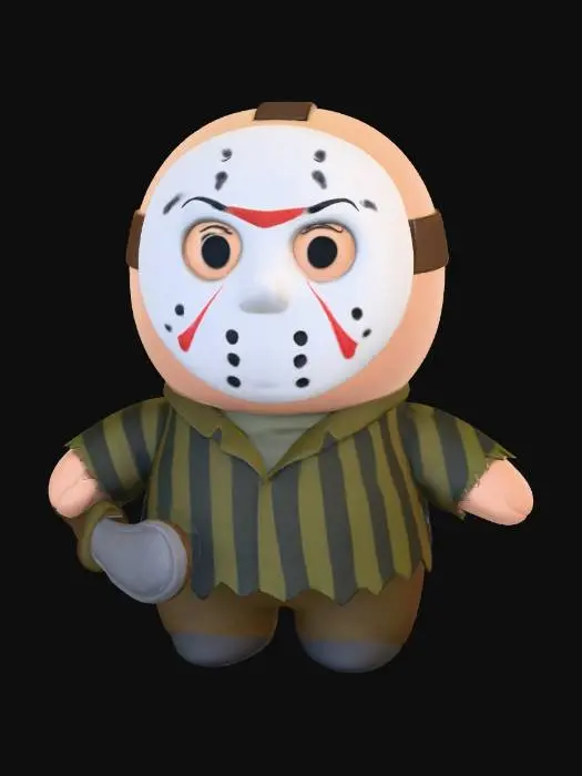 3D model for A plush doll Jason Voorhees #Halloween2025#