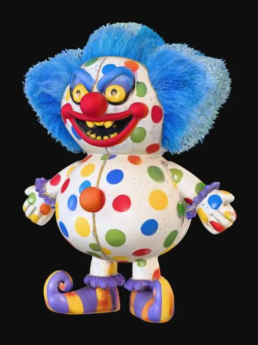 3D model for A plush doll killer klowns from outer space #Halloween2025#