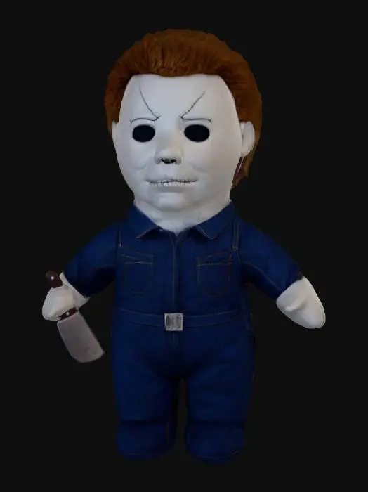3D model for A plush doll Michael Myers from Halloween #Halloween2025#