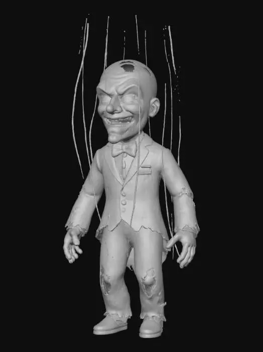 3D model for Evil ventriloquist dummy, #Halloween2025#