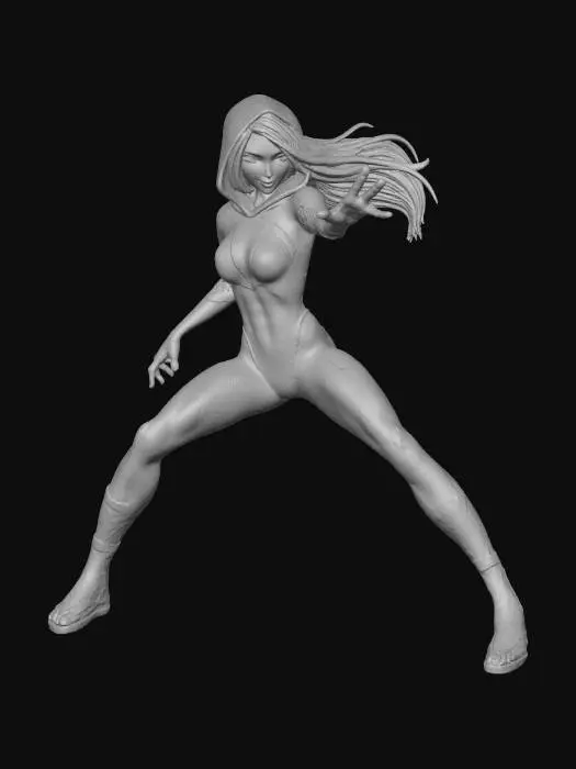 3D model for Beautiful spider Gwen