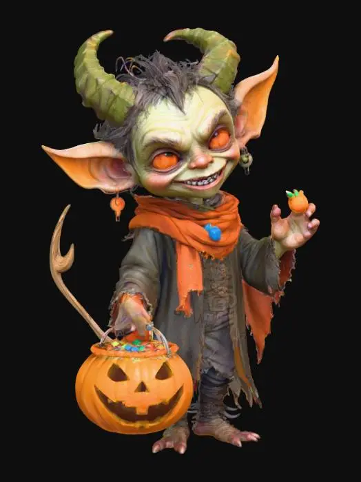 3D model for Goblin Trickster, #Halloween2025#