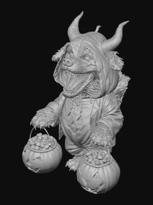 3D model for Howling Halloween Delight, #Halloween2025#