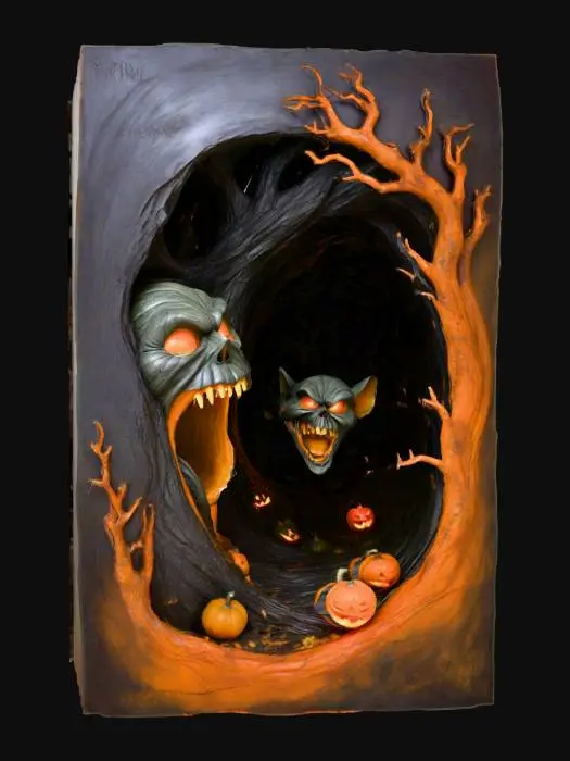 3D model for Haunted recess, #Halloween2025#