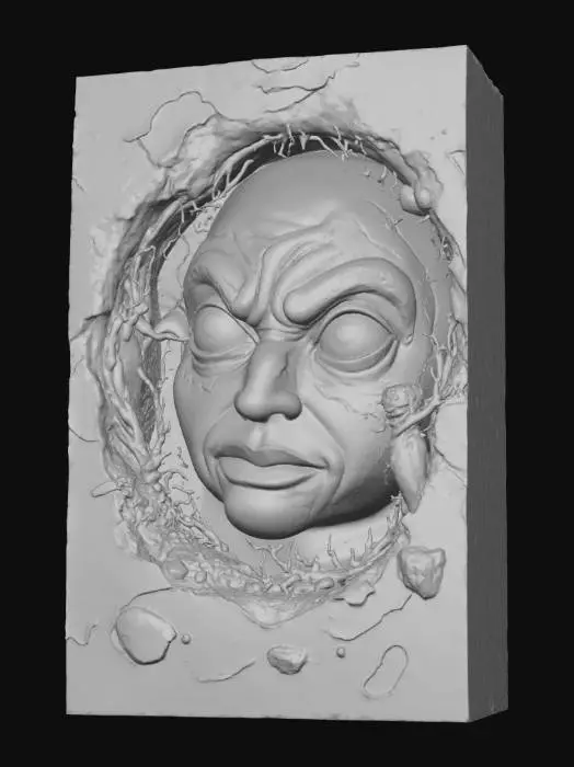 3D model for Watcher in the Wall recess