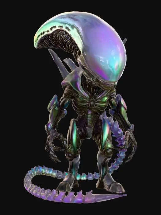 3D model for Alien Encounter, #Halloween2025#