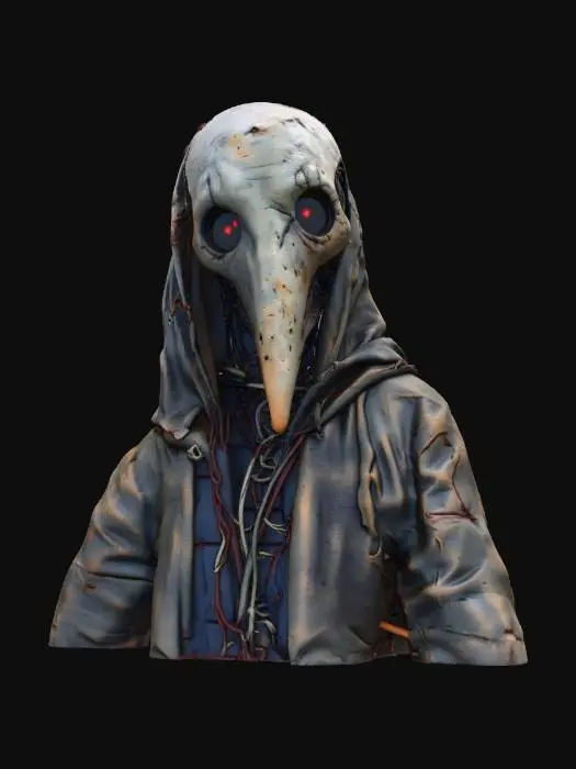 3D model for Plague Dr. Phantom, bust #Halloween2025#