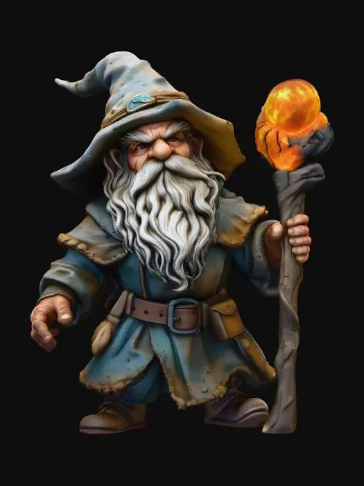 3D model for The Wandering Wizard