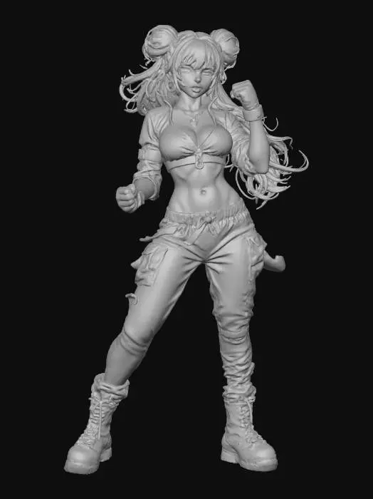 3D model for Warrior of the Storm upper body only please key hole the thighs