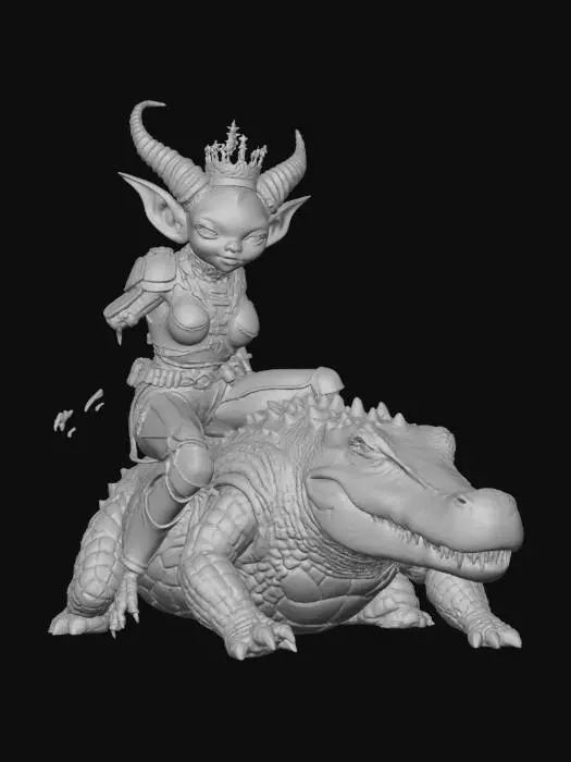 3D model for Demon Queen's Wrath