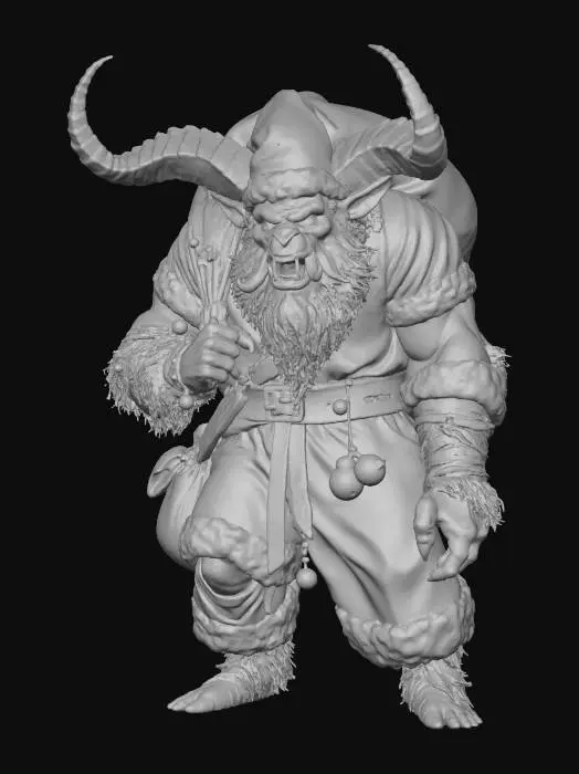 3D model for Krampus Claus, #Christmas2025# Germany