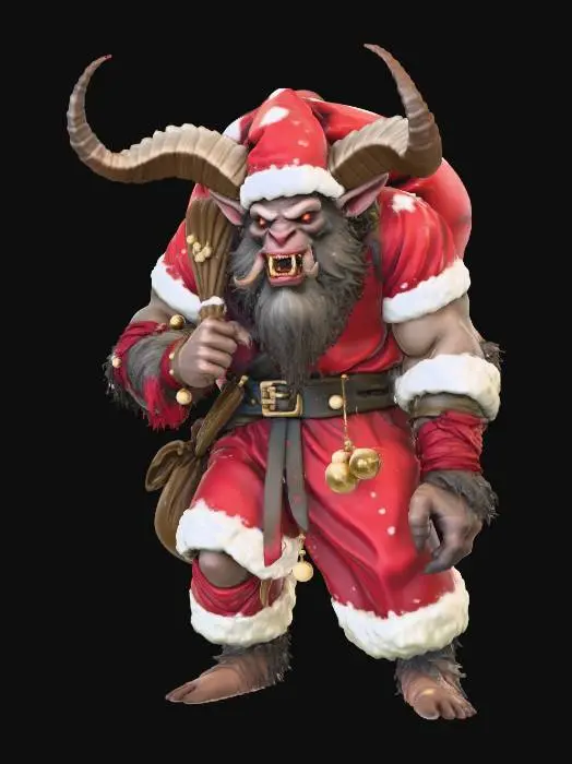 3D model for Krampus Claus, #Christmas2025# Germany