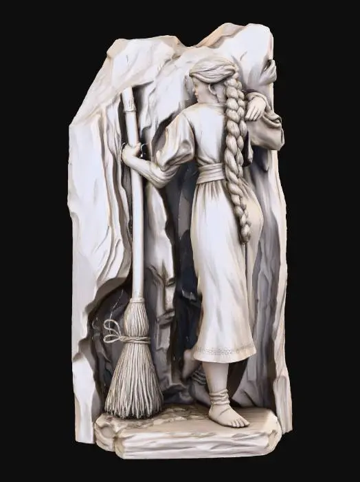 3D model for Broom hider Norwegian Christmas, #Christmas2025#