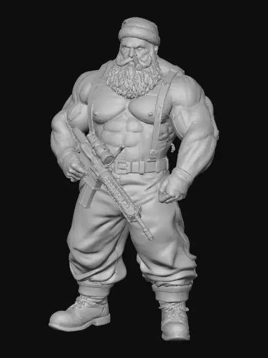 3D model for Armed Santa, #Christmas2025#