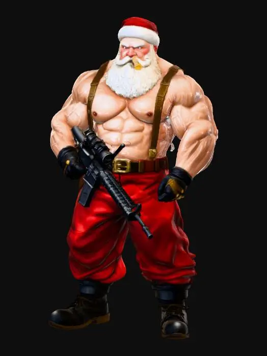 3D model for Armed Santa, #Christmas2025#