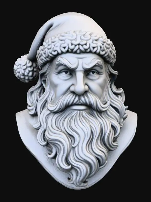3D model for Santa's Stone Gaze, #Christmas2025# head only