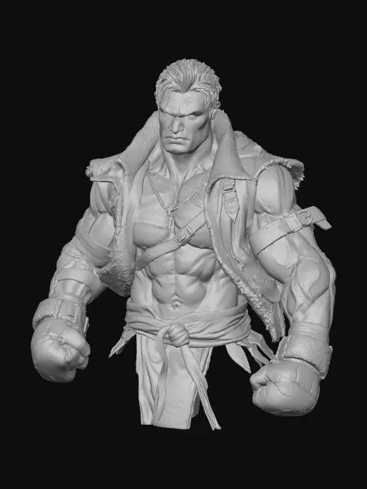 3D model for Warrior Stance