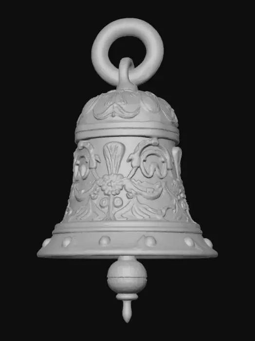 3D model for #Christmas2025#,  Krampus bell ornament high detailed with deep texture