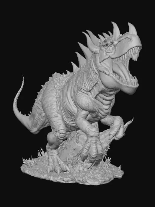 3D model for Fierce Dinosaur Roar