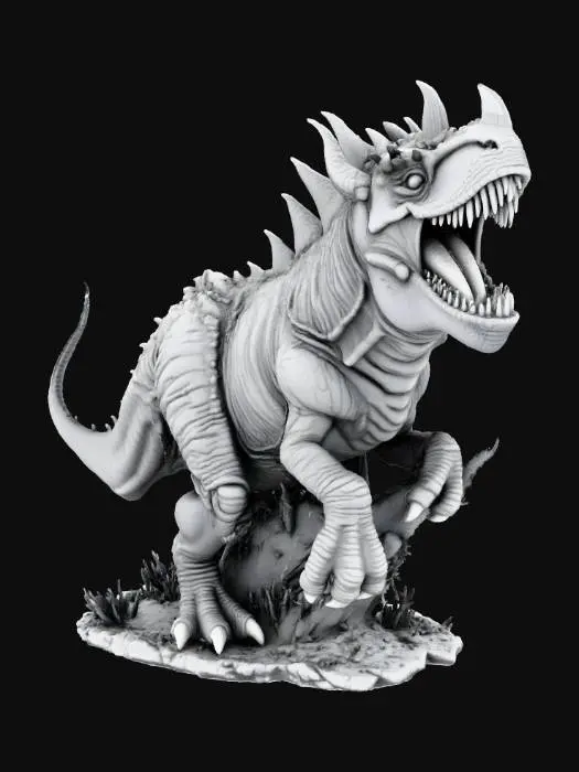 3D model for Fierce Dinosaur Roar