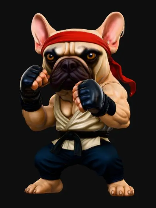 3D model for Martial Pug Power