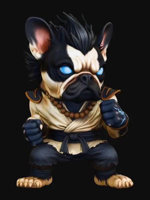 3D model for Electric Pug Warrior