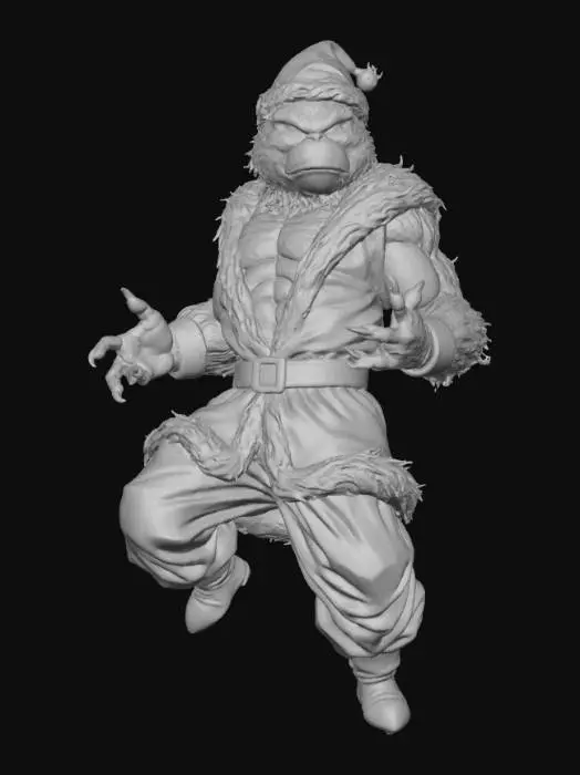 3D model for The Grinch Santa's Transformation