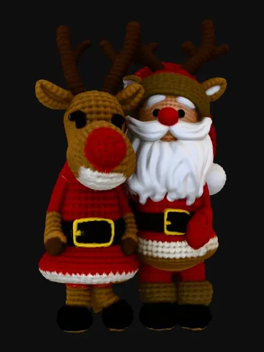 3D model for Festive Crochet Companions, #Christmas2025#