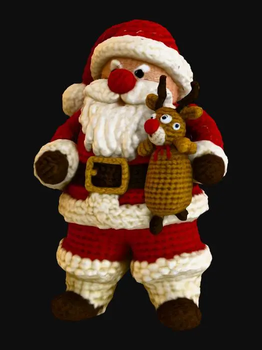3D model for Santa and Reindeer Knits, #Christmas2025#