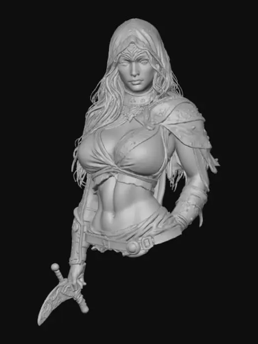3D model for Warrior of the Sands