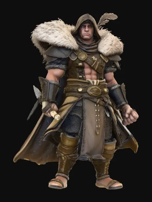 3D model for Warrior of the North