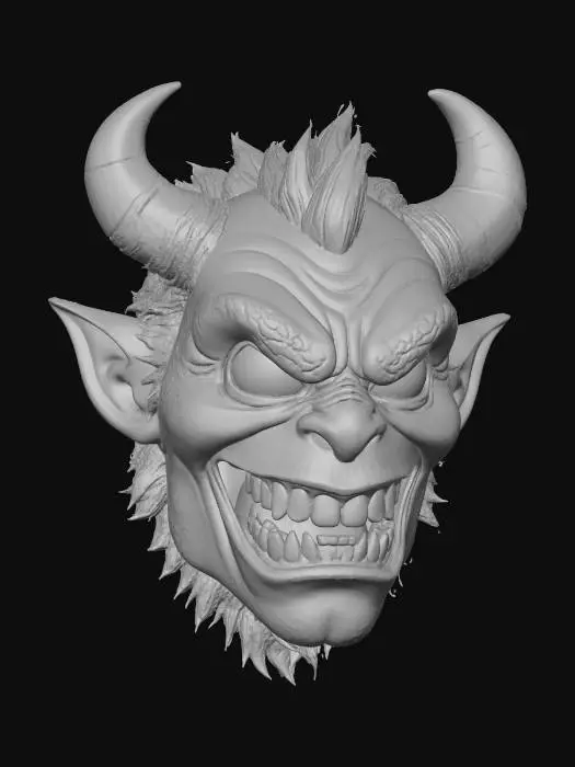 3D model for Grinning Beast