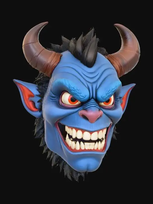 3D model for Grinning Beast